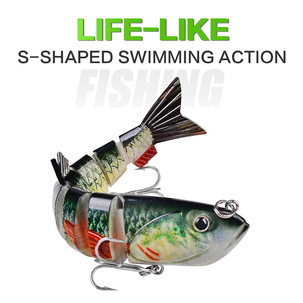 SNEDA 22g 13cm Sinking Wobblers Fishing Lures Jointed Crankbait Swimbait