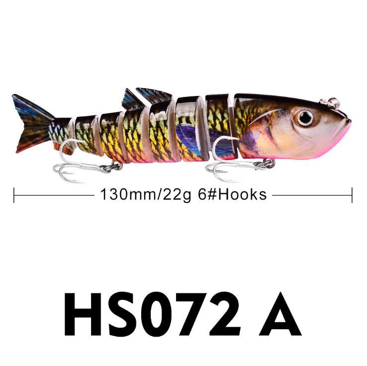 SNEDA 22g 13cm Sinking Wobblers Fishing Lures Jointed Crankbait Swimbait