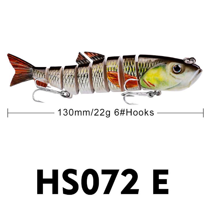 SNEDA 22g 13cm Sinking Wobblers Fishing Lures Jointed Crankbait Swimbait