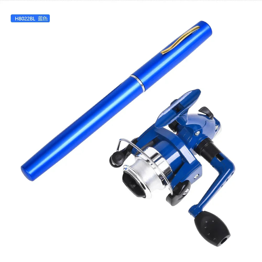 Pen Fishing Rod Spinning Reel Portable Pocket Fishing Rod