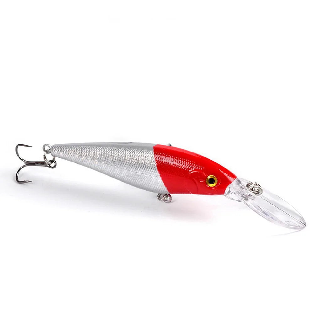 Minnow Lure 115mm 10.5g With Treble Hook 10 Colors Swimbait Lures Floating