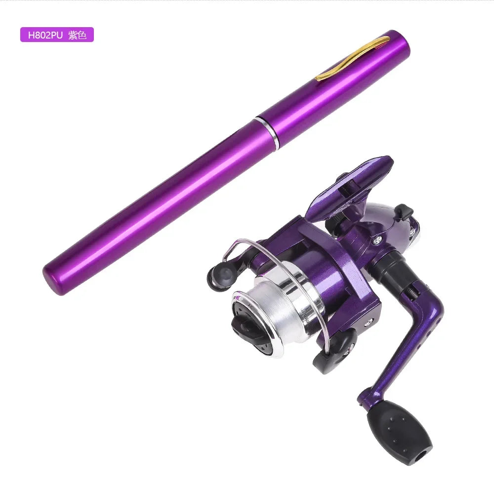 Pen Fishing Rod Spinning Reel Portable Pocket Fishing Rod