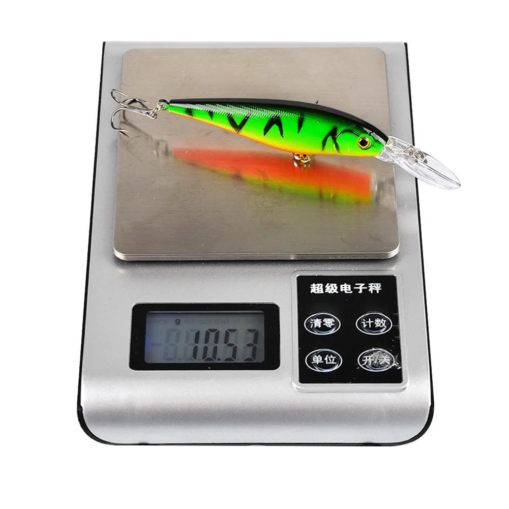 Minnow Lure 115mm 10.5g With Treble Hook 10 Colors Swimbait Lures Floating