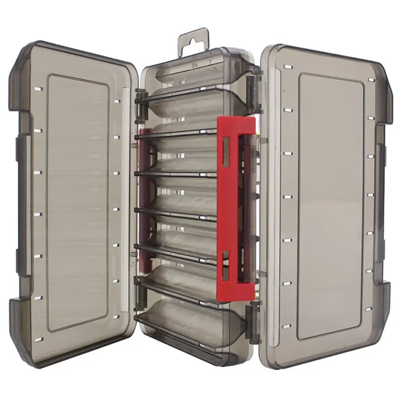 Double Sided Fishing Tackle Box 12 14 Compartments